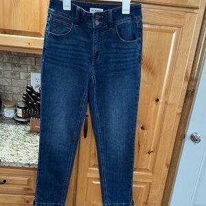 Maurices Women's Ankle Skinny Jeans - Dark Blue Wash